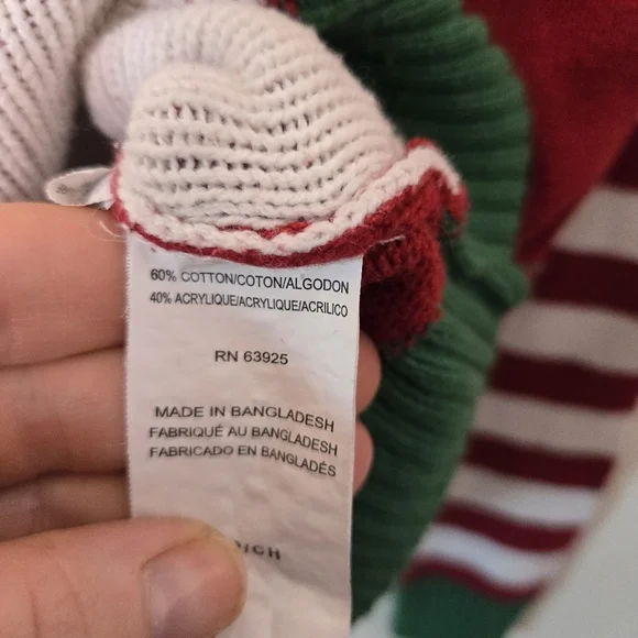 Ugly Sweater Santa Paws size small Christmas sweater - Picture 4 of 7